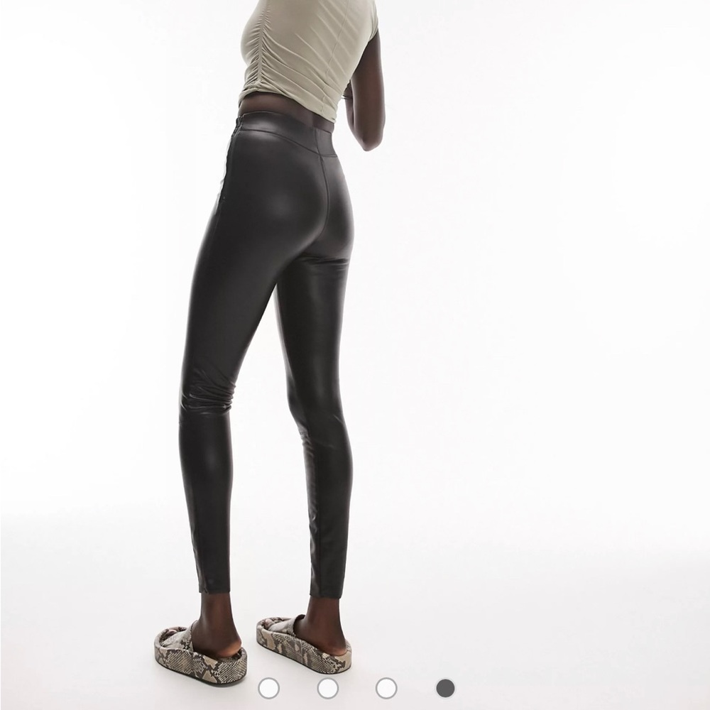 Faux leather leggings NWOT - size tall 12